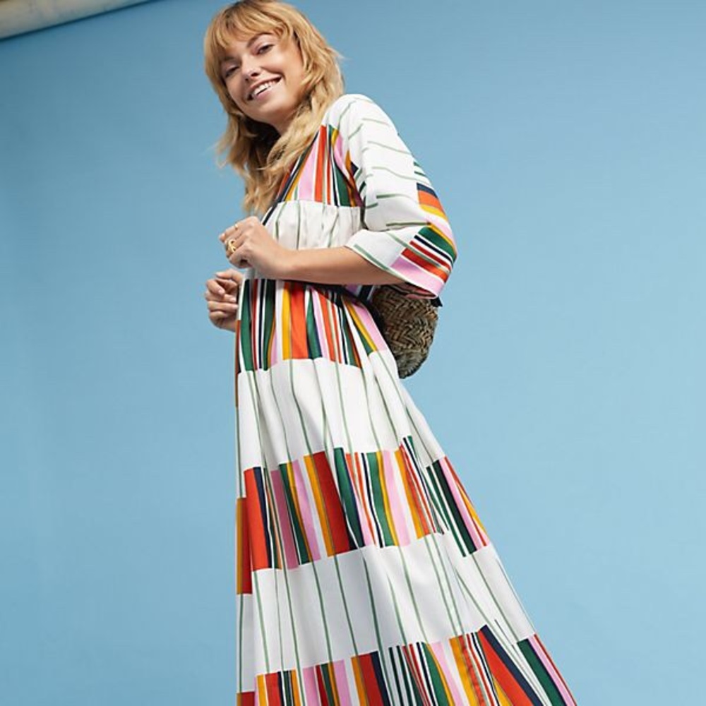 ISO Marimekko Frequency dress maxi